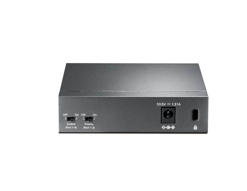 TP-Link TL-SF1005P 5-Port 10/100Mbps Desktop Switch with 4-Port PoE+ (58W)