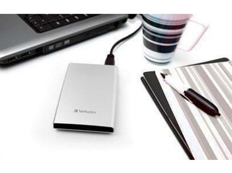 Verbatim Store'n'Go Portable - Extern Festplatte - 1TB - Silber