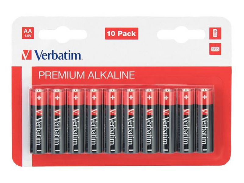Verbatim battery - 10 x AA / LR6 - Alkaline
