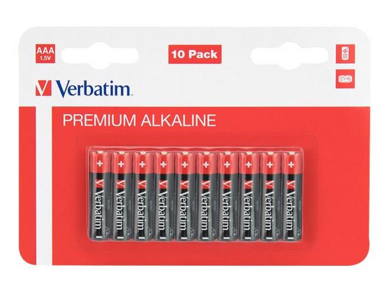 Verbatim battery - 10 x AAA / LR03 - Alkaline