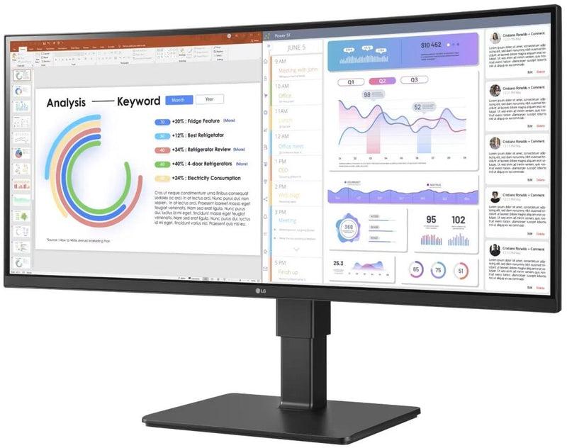 LG UltraWide 34BQ77QB-B Curved Monitor 86,72cm (34 Zoll)