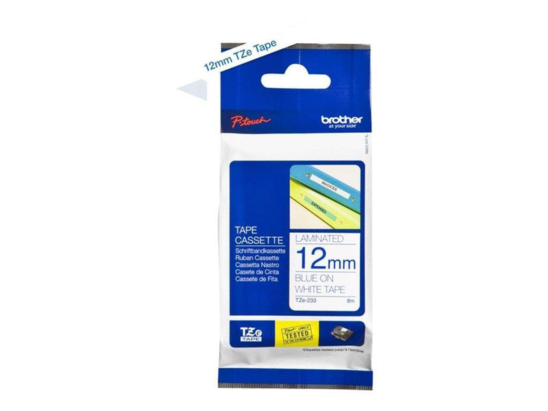 Brother Tape brother 12 mm blue/white