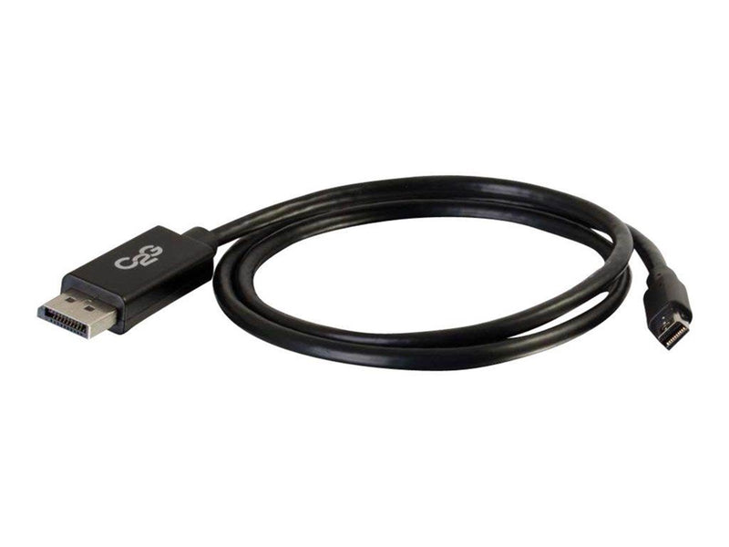 C2G 2m Mini DisplayPort to DisplayPort Adapter Cable 4K UHD - Black - DisplayPort cable - 2 m