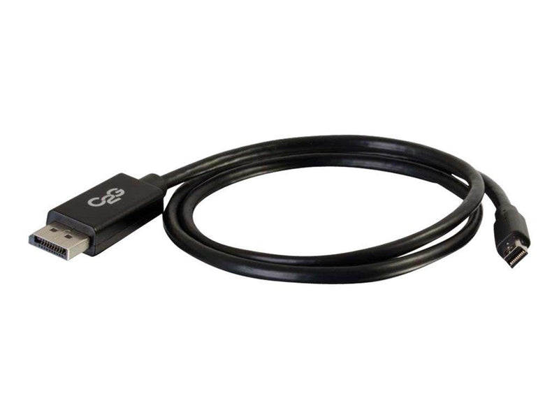C2G 3m Mini DisplayPort to DisplayPort Adapter Cable 4K UHD - Black - DisplayPort cable - 3 m