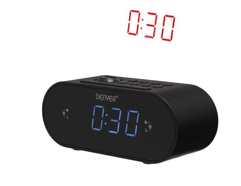 DENVER CRP-717 - clock radio - FM - schwarz