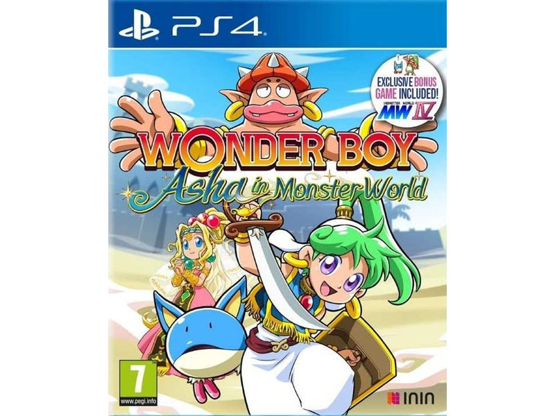 Wonder Boy: Asha in Monster World - Sony PlayStation 4 - Platformer - PEGI 7