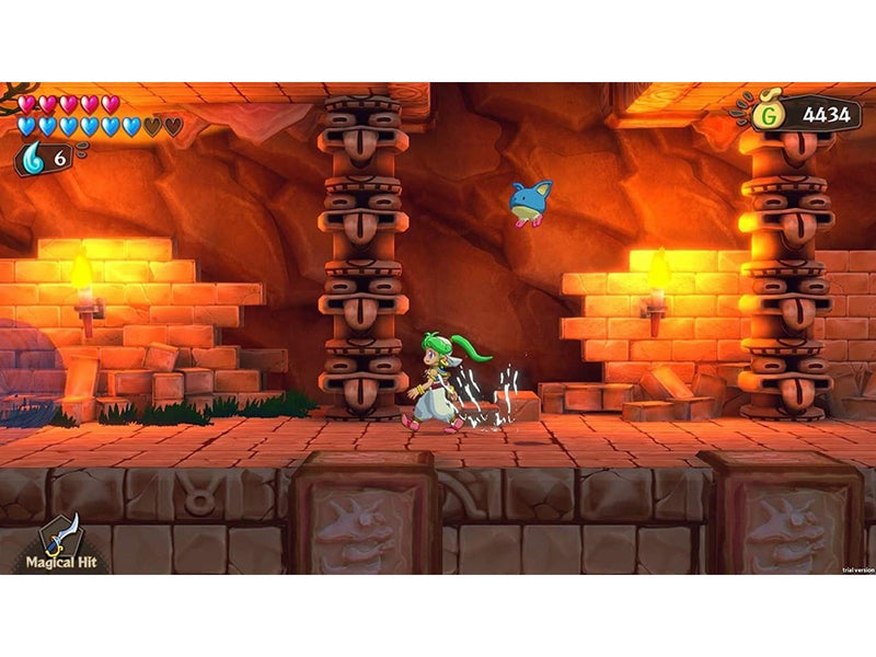 Wonder Boy: Asha in Monster World - Sony PlayStation 4 - Platformer - PEGI 7