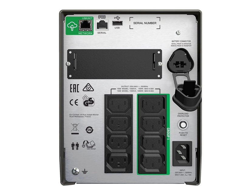 APC SMT1500IC - Smart-UPS - 1500VA/1000W - Line Interactive UPS