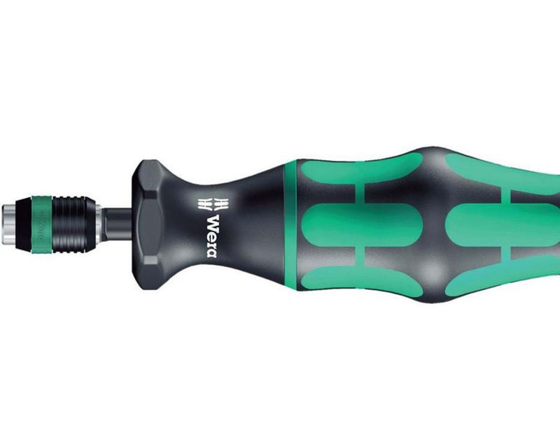 Wera 7460 Kraftform voreingestellte, einstellbare Drehmomentschraubendreher mit Rapidaptor Schnellwechselfutter, 1/4 Zoll, 0,3 Nm