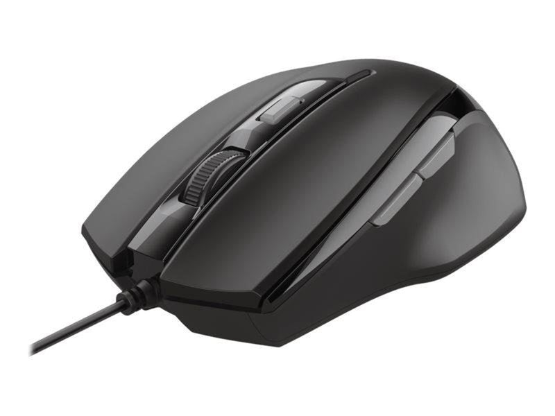 Trust Voca Comfort - Maus (Schwarz)