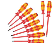 Wera 160 i/162 i/167 i/9 Schraubendrehersatz Kraftform Plus Serie 100, 9-teilig