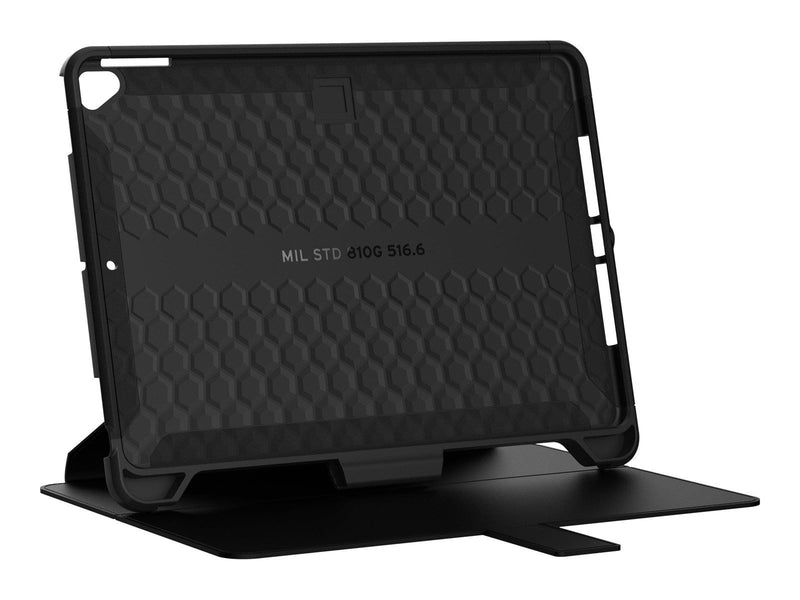 UAG Apple iPad 10.2" (7/8 Gen 2019/2020) Rugged Case Scout w/ Folio - Black