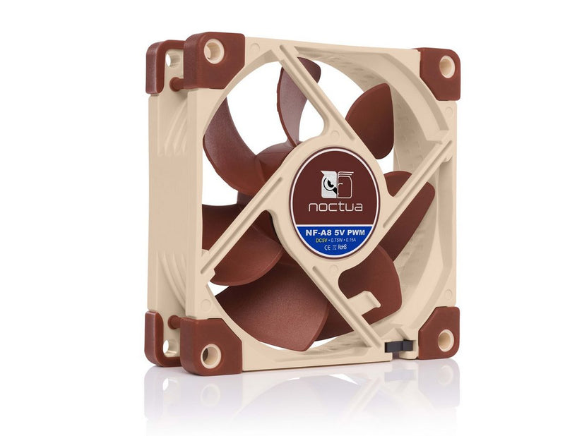 Noctua NF-A8 5V PWM - Gehäuselüfter - 80mm - Braun - 18 dBA