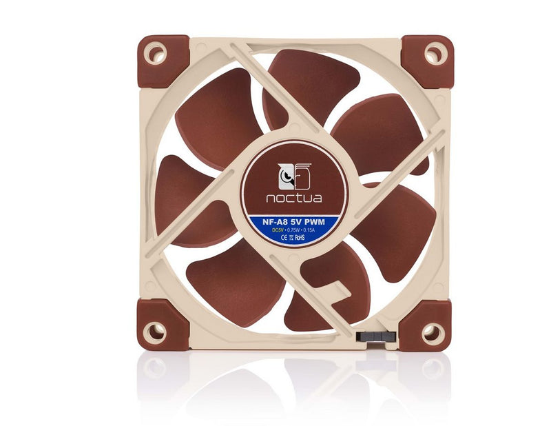 Noctua NF-A8 5V PWM - Gehäuselüfter - 80mm - Braun - 18 dBA