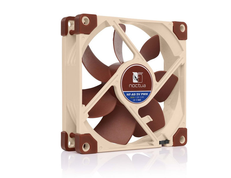 Noctua NF-A9 5V PWM - Gehäuselüfter - 92mm - Braun - 23 dBA