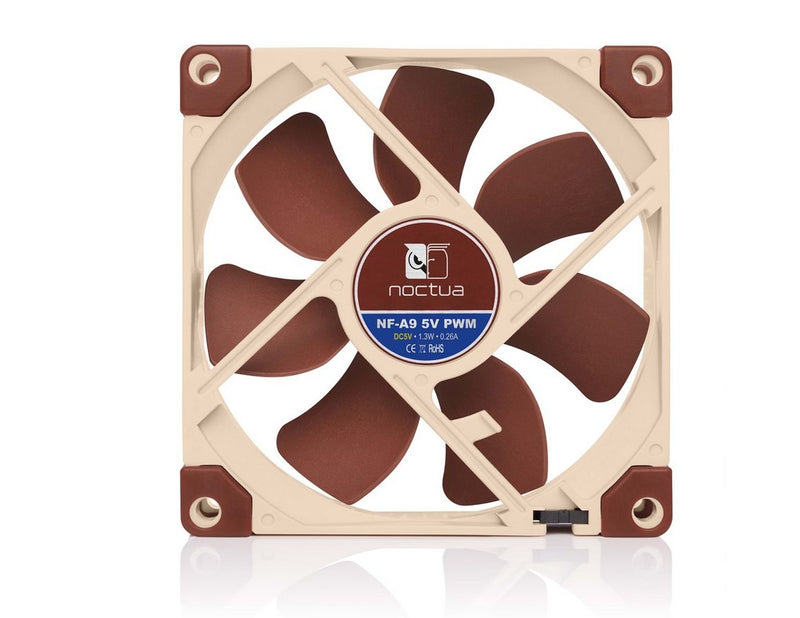 Noctua NF-A9 5V PWM - Gehäuselüfter - 92mm - Braun - 23 dBA