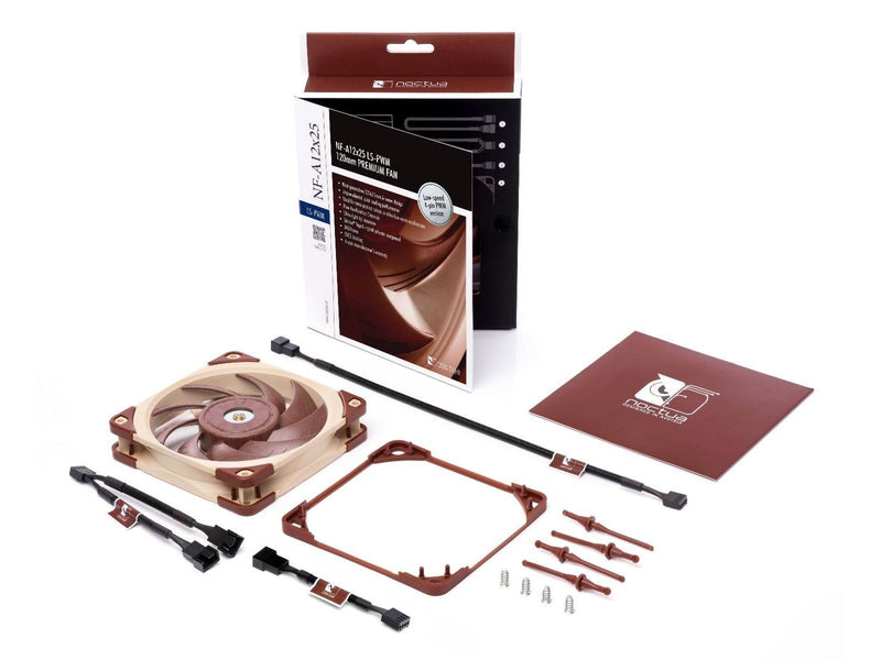 Noctua NF-A12x25 LS-PWM - Gehäuselüfter - 120mm - Braun - 12 dBA