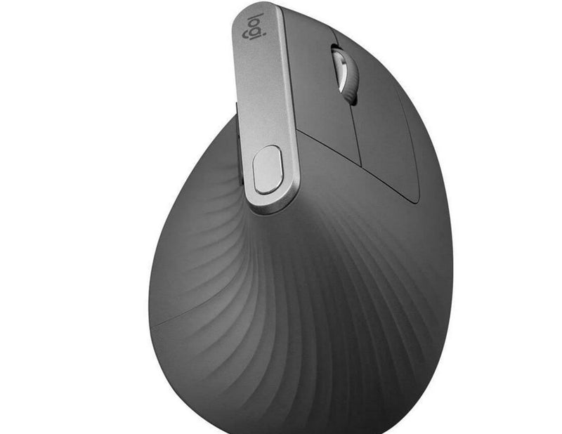 Logitech MX Vertical Advanced wireless Bluetooth - Mac & PC - Ergonomische Maus (Schwarz)