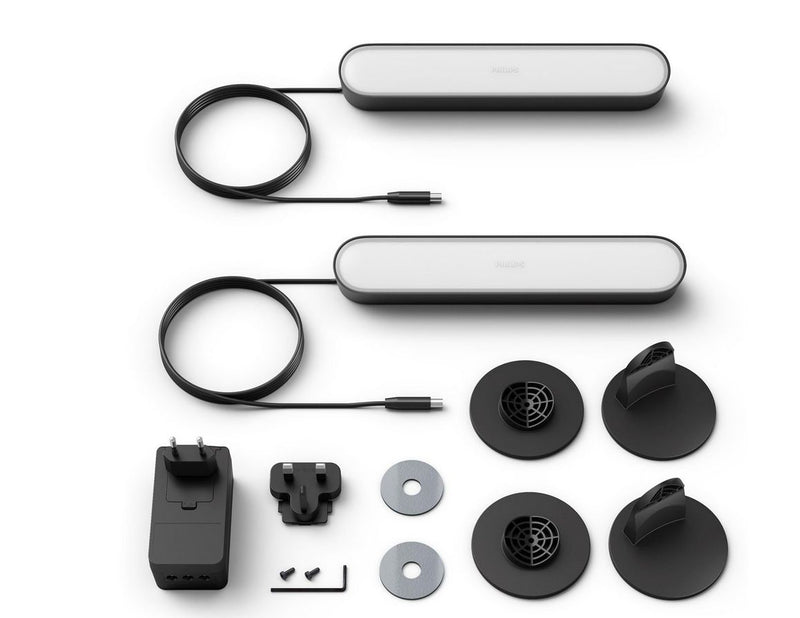 Philips Hue Play Lightbar Doppel Pack - Schwarz