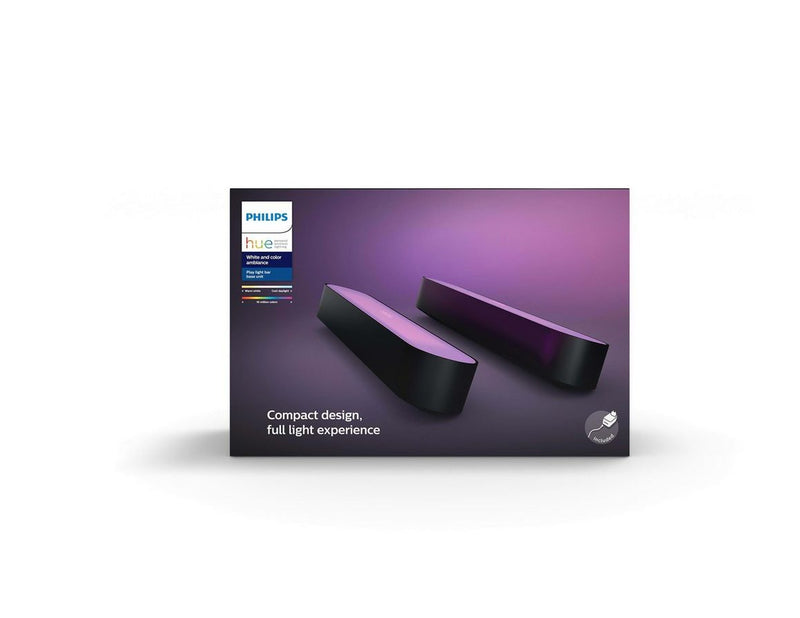 Philips Hue Play Lightbar Doppel Pack - Schwarz