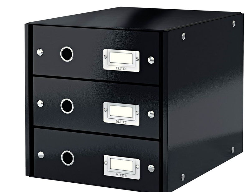 Leitz Click & Store WOW Schubladenset (3 Schubladen) Schwarz