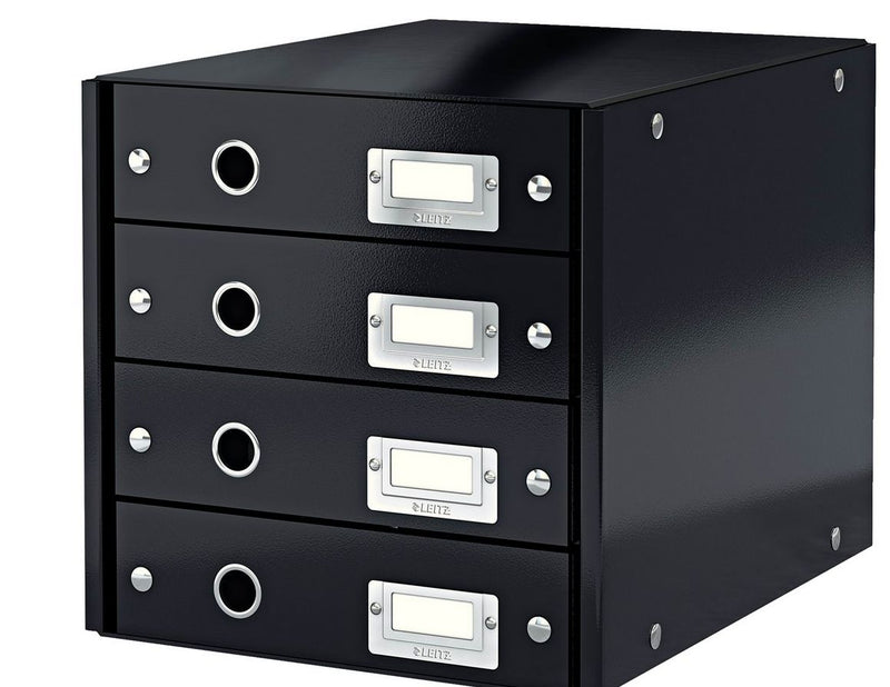 Leitz Click & Store WOW Schubladenset (4 Schubladen) Schwarz
