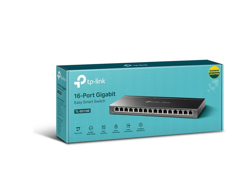 TP-Link TL-SG116E 16-Port Gigabit Easy Smart Switch