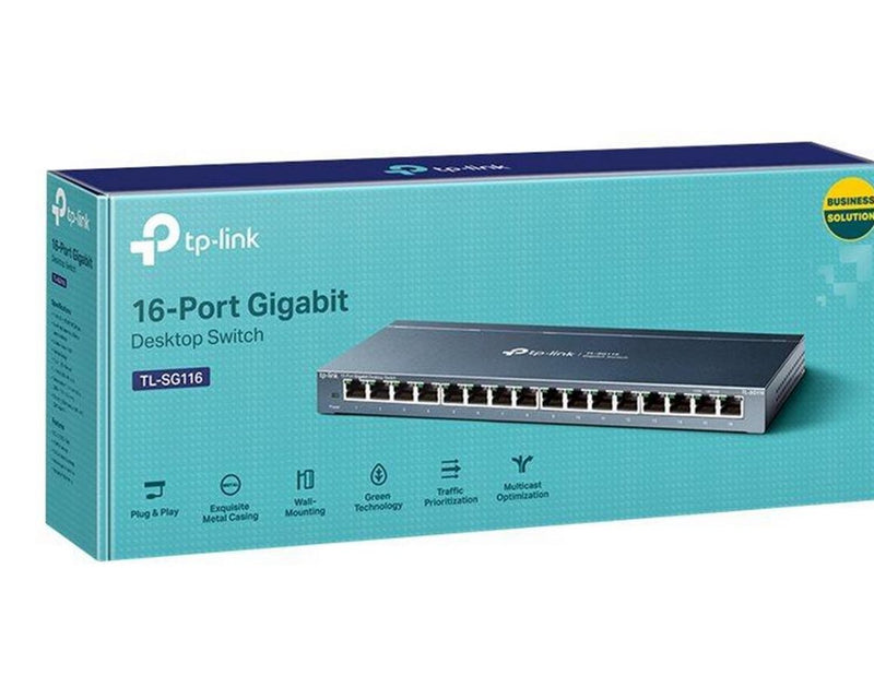 TP-Link TL-SG116 16-Port Gigabit Desktop Switch