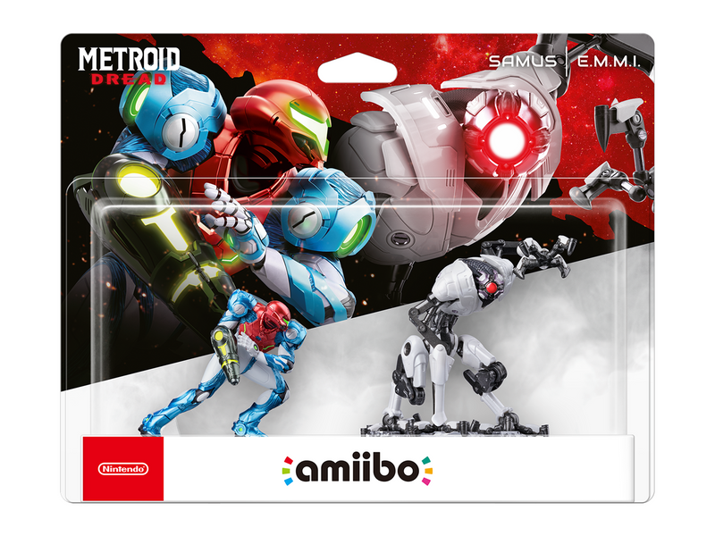 Nintendo Amiibo Samus and E.M.M.I. (Metroid Collection) 2-pack set