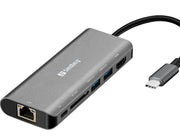Sandberg USB-C Dock HDMI+LAN+SD+USB100W