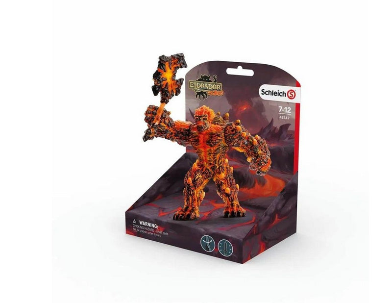 Schleich Lava golem with weapon