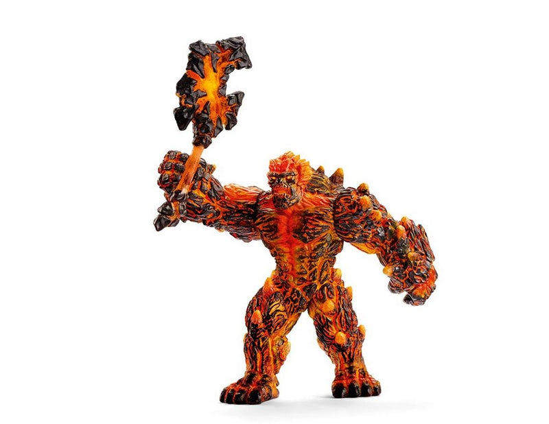 Schleich Lava golem with weapon