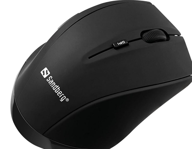 Sandberg Wireless Office Desktop Set - Tastatur & Maus Set - Nordisch - Schwarz