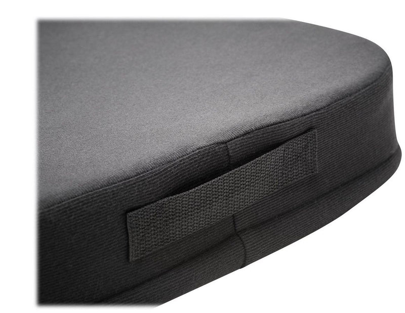 Kensington Ergonomische Sitzkissen aus Formschaum, schwarz