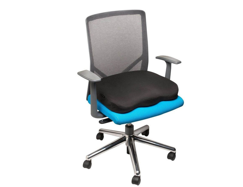 Kensington Ergonomische Sitzkissen aus Formschaum, schwarz