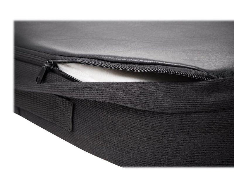 Kensington Ergonomische Sitzkissen aus Formschaum, schwarz