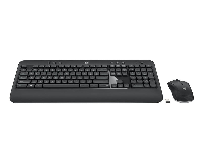 Logitech MK540 Advanded Wireless Combo - FR - Tastatur & Maus Set - Französisch - Schwarz