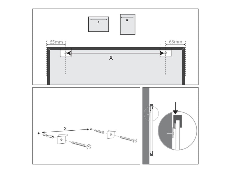 Rexel Whiteboard 58,5 x 43 cm Blau