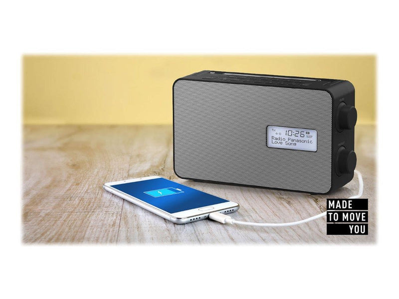 Panasonic -RF-D30BT - DAB portable radio - Bluetooth - DAB/DAB+/FM - Stereo
