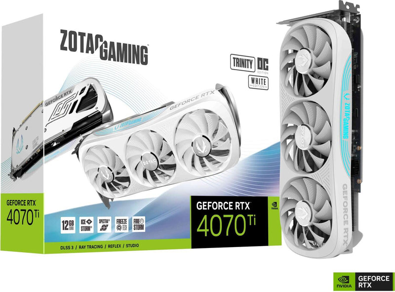 ZOTAC GAMING GeForce RTX 4070 Ti Trinity OC White Edition