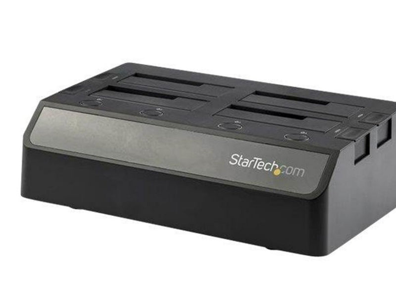 StarTech.com 4 Bay SATA 2.5 / 3.5in SSD / HDD Dock - USB 3.1 USB-C / USB-A - storage enclosure - SATA 6Gb/s - USB 3.1 (Gen 2)