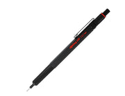 Rotring rOtring 600 Druckbleistift | 0,7 mm | schwarz | Ergonomisches Vollmetallgehäuse