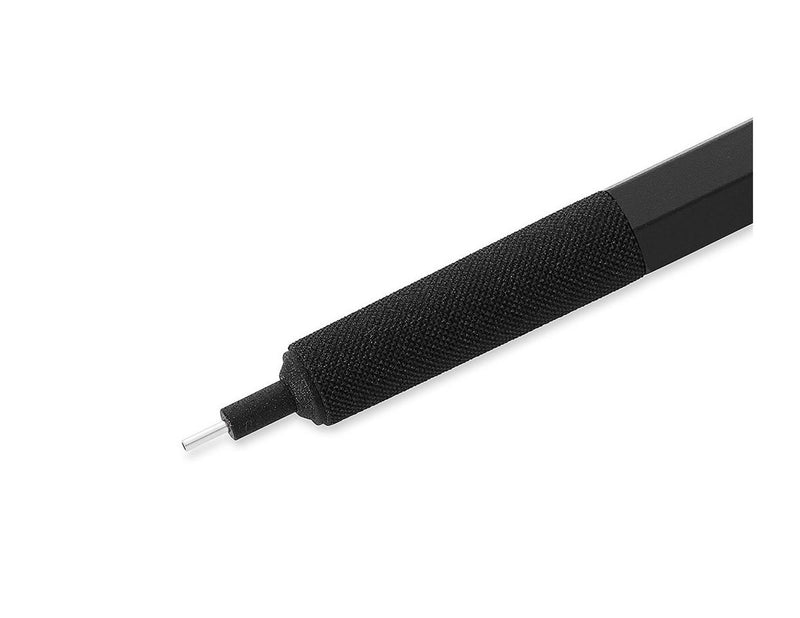 Rotring rOtring 600 Druckbleistift | 0,7 mm | schwarz | Ergonomisches Vollmetallgehäuse