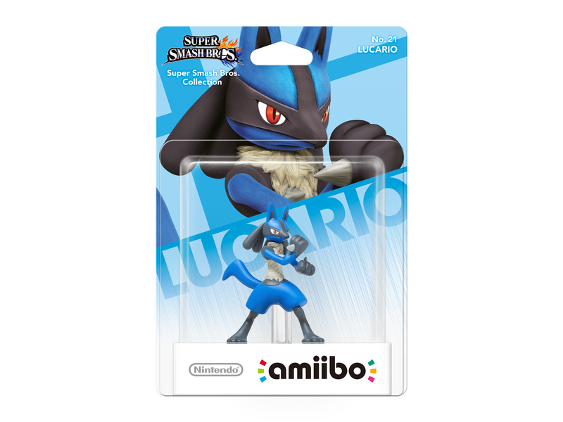 Nintendo Amiibo no. 21 Lucario (Super Smash Bros. Collection)