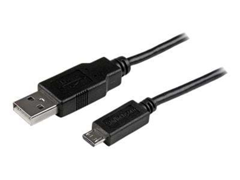 StarTech.com Mobile Auflade Sync USB zu Slim Mikro USB Kabel für Smartphones und Tablets