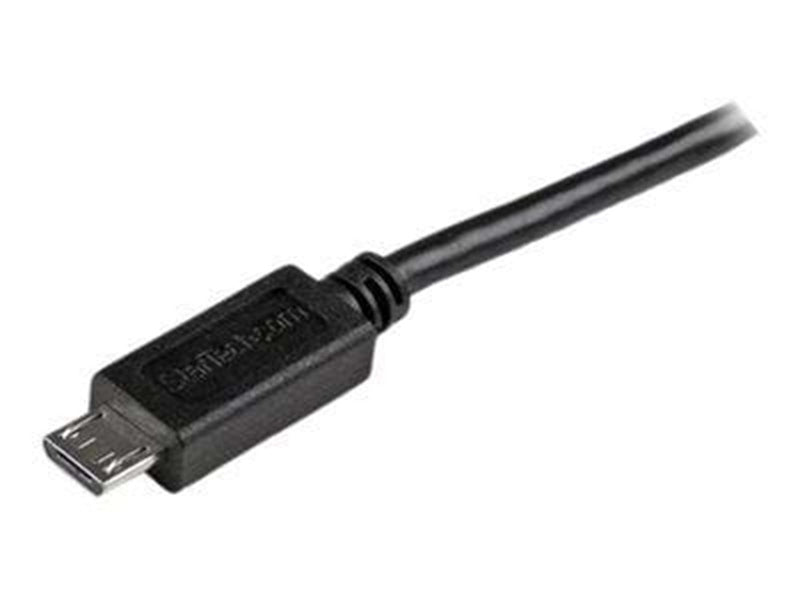 StarTech.com Mobile Auflade Sync USB zu Slim Mikro USB Kabel für Smartphones und Tablets