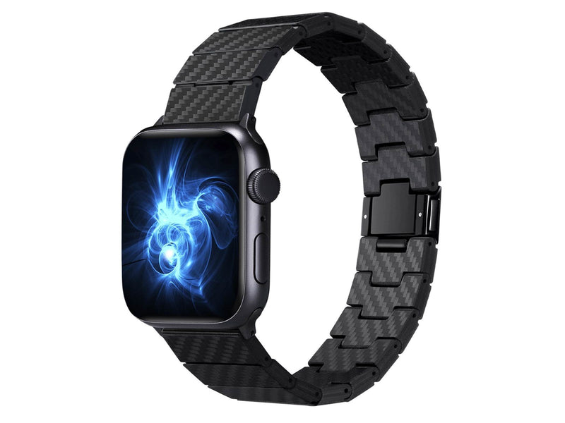 PITAKA Apple Watch Carbon Fiber Link Bracelet Band Modern 38/40mm