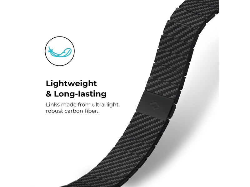 PITAKA Apple Watch Carbon Fiber Link Bracelet Band Modern 38/40mm