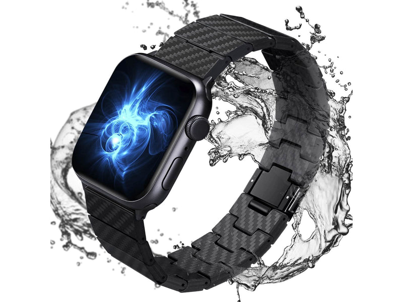 PITAKA Apple Watch Carbon Fiber Link Bracelet Band Modern 38/40mm