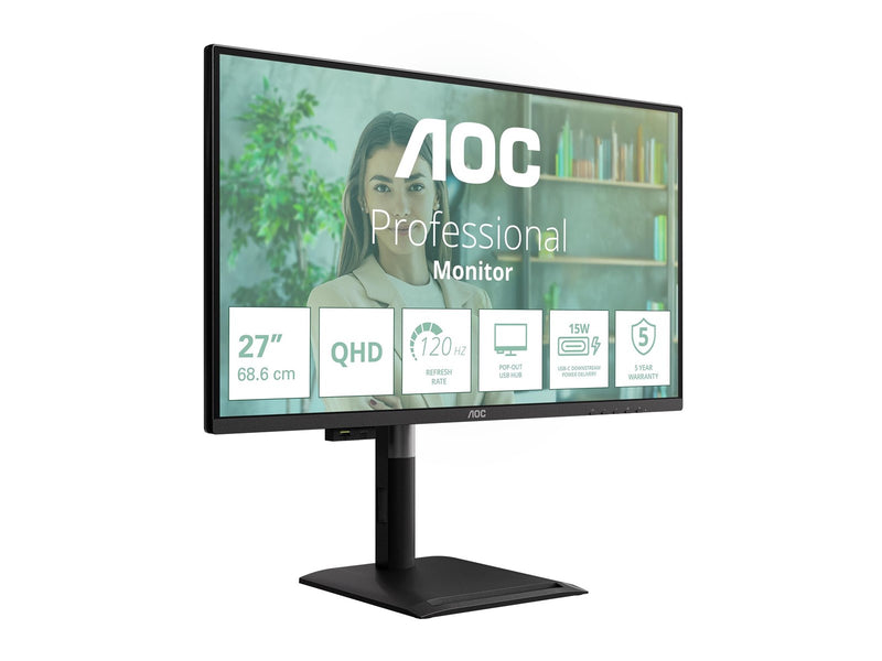 27" AOC Professional Q27P4U - LED monitor - QHD - 27"